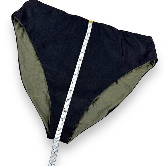 Good American Good Waist Bikini Bottom Women’s Size 6 (4X) High Shine Reversible - Picture 11 of 11